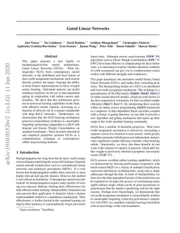 Gated Linear Networks