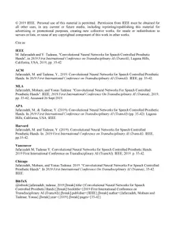 Convolutional Neural Networks for Speech Controlled Prosthetic Hands