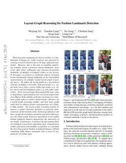 Layout-Graph Reasoning for Fashion Landmark Detection