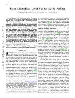 Deep Multiphase Level Set for Scene Parsing