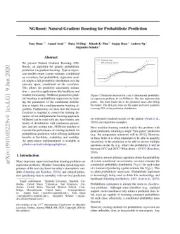 NGBoost: Natural Gradient Boosting for Probabilistic Prediction