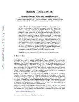 Receding Horizon Curiosity