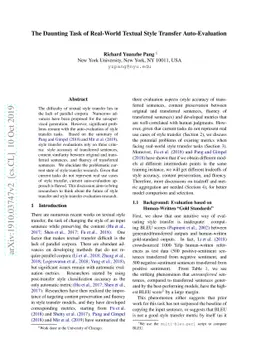 The Daunting Task of Real-World Textual Style Transfer Auto-Evaluation