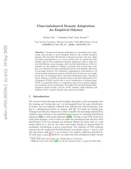 Class-imbalanced Domain Adaptation: An Empirical Odyssey