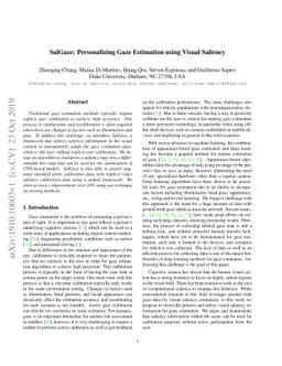SalGaze: Personalizing Gaze Estimation Using Visual Saliency