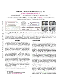 gradSLAM: Automagically differentiable SLAM