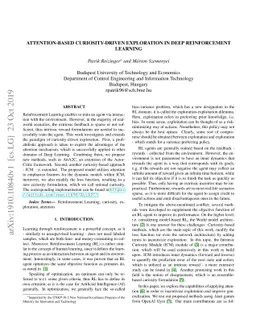Attention-based Curiosity-driven Exploration in Deep Reinforcement
  Learning