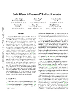 Anchor Diffusion for Unsupervised Video Object Segmentation