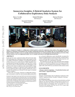 Immersive Insights: A Hybrid Analytics System for Collaborative
  Exploratory Data Analysis