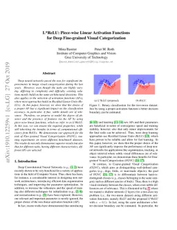 L*ReLU: Piece-wise Linear Activation Functions for Deep Fine-grained
  Visual Categorization