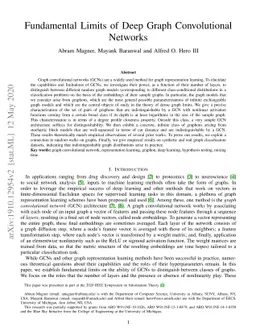 Fundamental Limits of Deep Graph Convolutional Networks