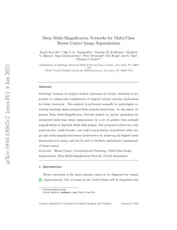 Deep Multi-Magnification Networks for Multi-Class Breast Cancer Image
  Segmentation