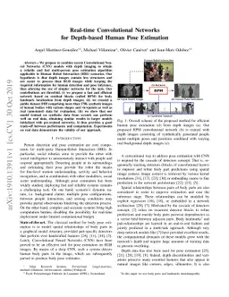 Real-time Convolutional Networks for Depth-based Human Pose Estimation