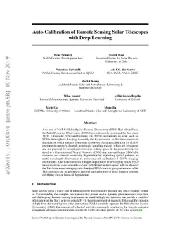 Auto-Calibration of Remote Sensing Solar Telescopes with Deep Learning