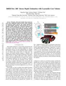 360SD-Net: 360° Stereo Depth Estimation with Learnable Cost Volume