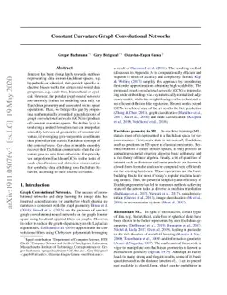 Constant Curvature Graph Convolutional Networks