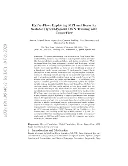 HyPar-Flow: Exploiting MPI and Keras for Scalable Hybrid-Parallel DNN
  Training using TensorFlow