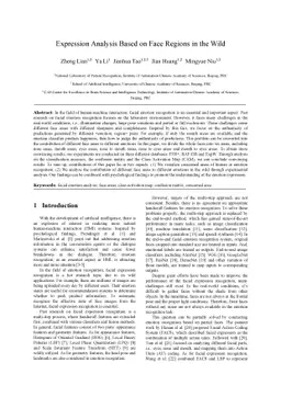 Expression Analysis Based on Face Regions in Read-world Conditions