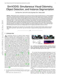 SimVODIS: Simultaneous Visual Odometry, Object Detection, and Instance
  Segmentation