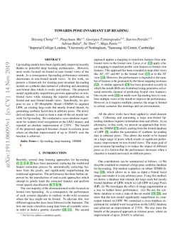 Towards Pose-invariant Lip-Reading