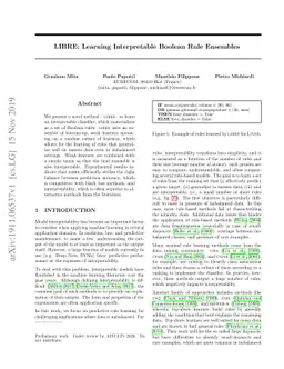 LIBRE: Learning Interpretable Boolean Rule Ensembles