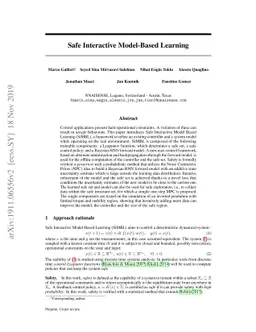 Safe Interactive Model-Based Learning