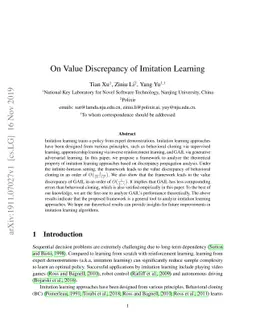 On Value Discrepancy of Imitation Learning