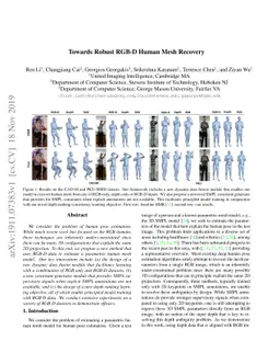 Towards Robust RGB-D Human Mesh Recovery