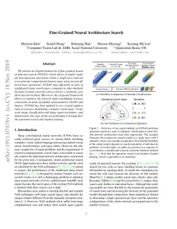 Fine-Grained Neural Architecture Search