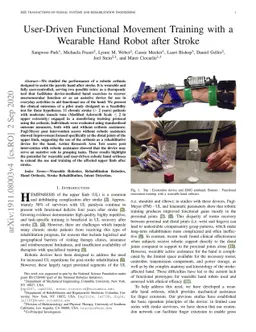 User-Driven Functional Movement Training with a Wearable Hand Robot
  after Stroke