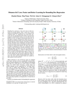 Distance-IoU Loss: Faster and Better Learning for Bounding Box
  Regression
