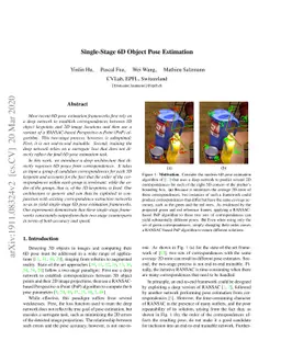 Single-Stage 6D Object Pose Estimation