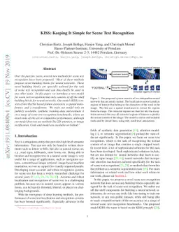 KISS: Keeping It Simple for Scene Text Recognition