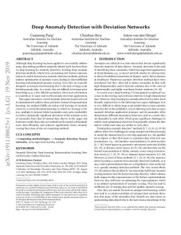 Deep Anomaly Detection with Deviation Networks