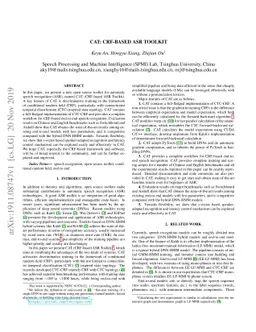 CAT: CRF-based ASR Toolkit