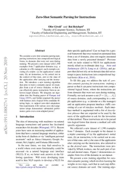 Zero-Shot Semantic Parsing for Instructions