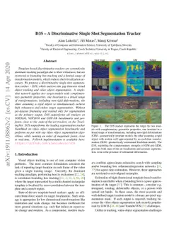 D3S -- A Discriminative Single Shot Segmentation Tracker