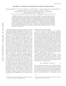 OmniFold: A Method to Simultaneously Unfold All Observables