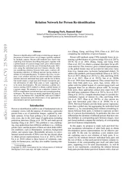 Relation Network for Person Re-identification