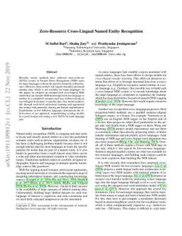 Zero-Resource Cross-Lingual Named Entity Recognition