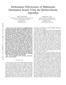 Performance Effectiveness of Multimedia Information Search Using the
  Epsilon-Greedy Algorithm