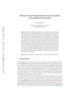 Retinal Vessel Segmentation based on Fully Convolutional Networks