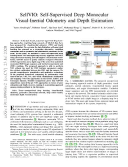 SelfVIO: Self-Supervised Deep Monocular Visual-Inertial Odometry and
  Depth Estimation