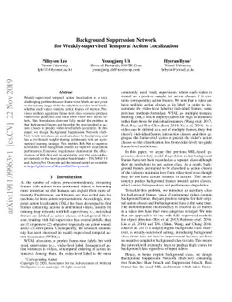 Background Suppression Network for Weakly-supervised Temporal Action
  Localization