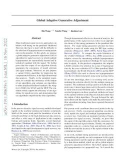 Global Adaptive Generative Adjustment