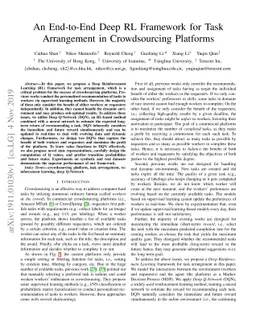 An End-to-End Deep RL Framework for Task Arrangement in Crowdsourcing
  Platforms