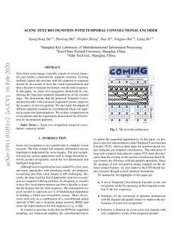 Scene Text Recognition with Temporal Convolutional Encoder