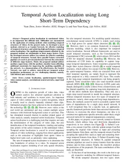 Temporal Action Localization using Long Short-Term Dependency