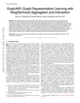 GraphAIR: Graph Representation Learning with Neighborhood Aggregation
  and Interaction