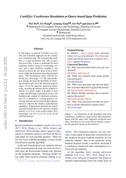 Coreference Resolution as Query-based Span Prediction